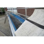 50 cm breed, 11,60 meter lengte. Gebruikt. RVS transportband.